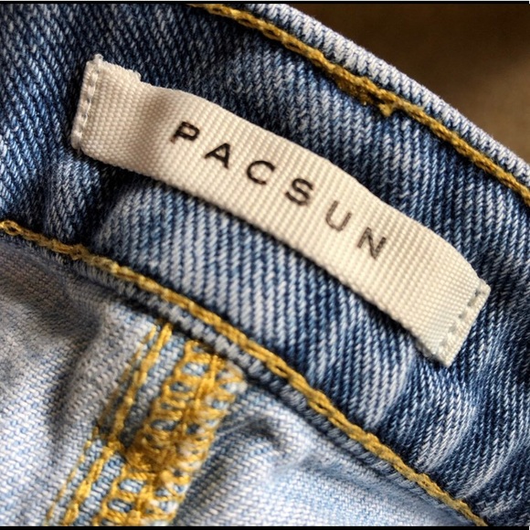 DUAL TONE PACSUN MOM JEANS - Picture 4 of 4